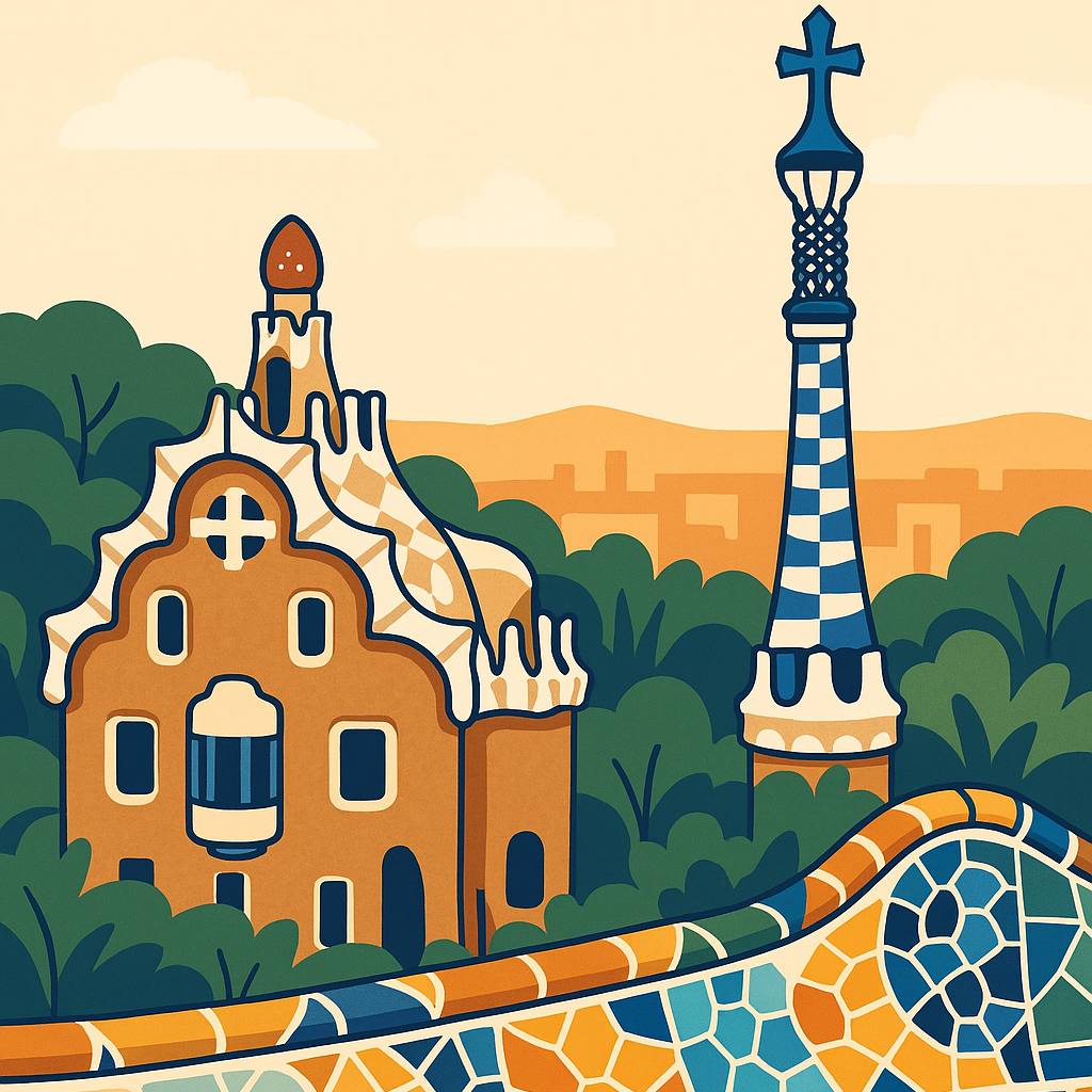 Park Güell Last-Minute Entry Ticket + AI Tour